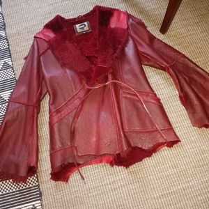 Leather Shearling Jacket